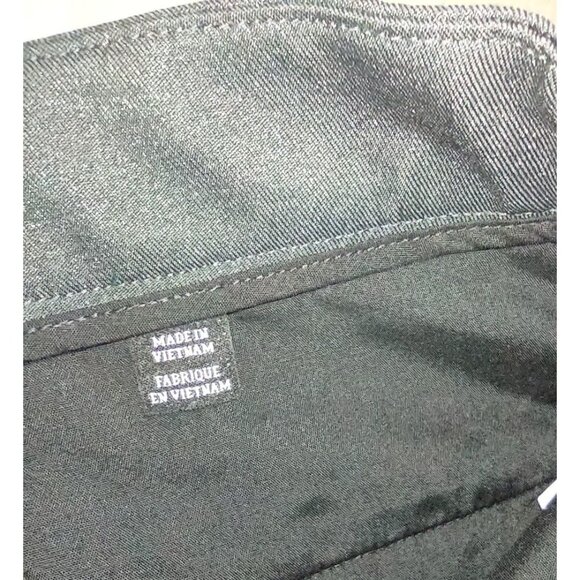 oobe Pants Womens 8 x 31" Gray Polyester Flat Front skinny leg Uniform Work - Picture 7 of 8